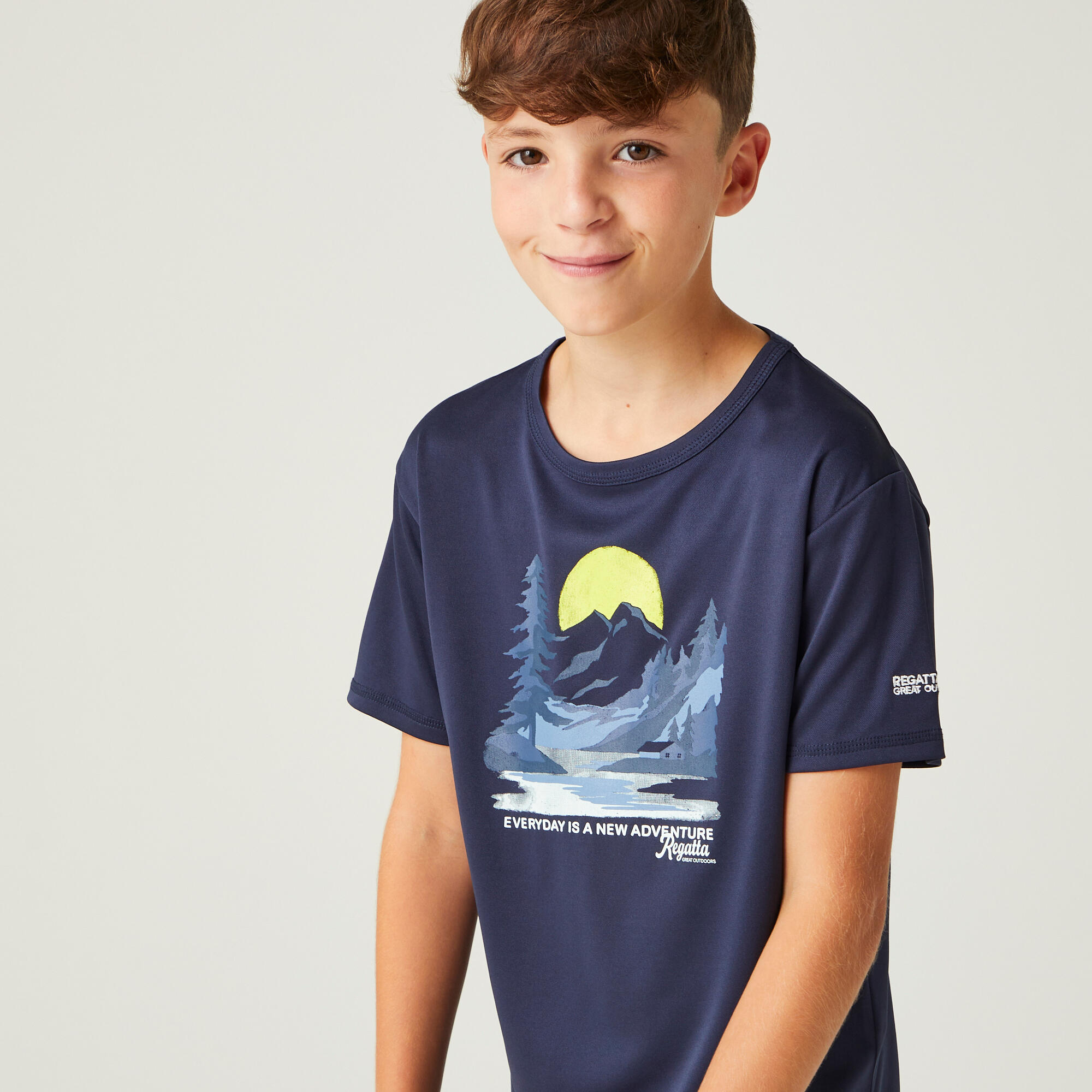 Camiseta senderismo niño Regatta Alvardo VIII 4/7