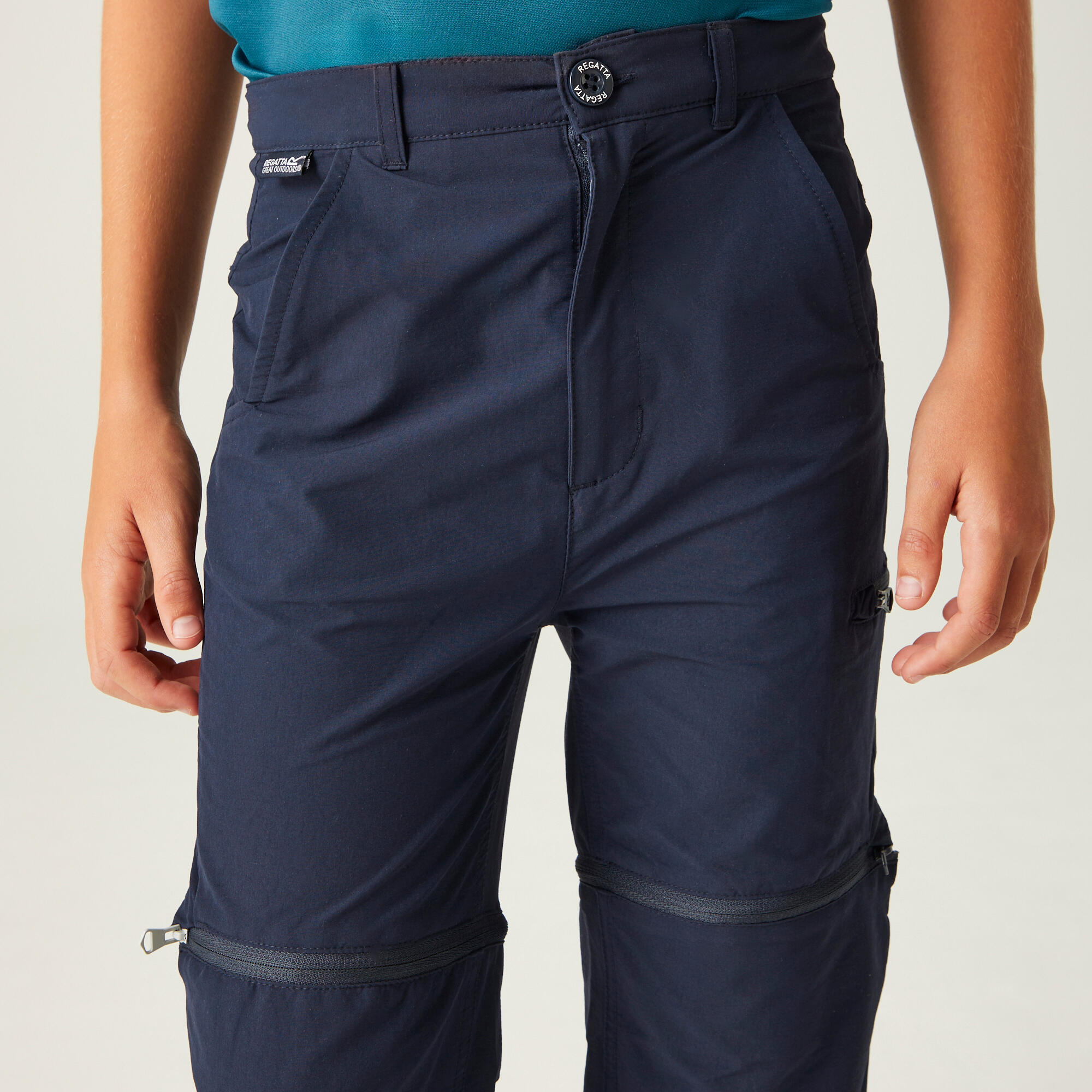 Kinder Hose - Stretch Zip-Off 4/5