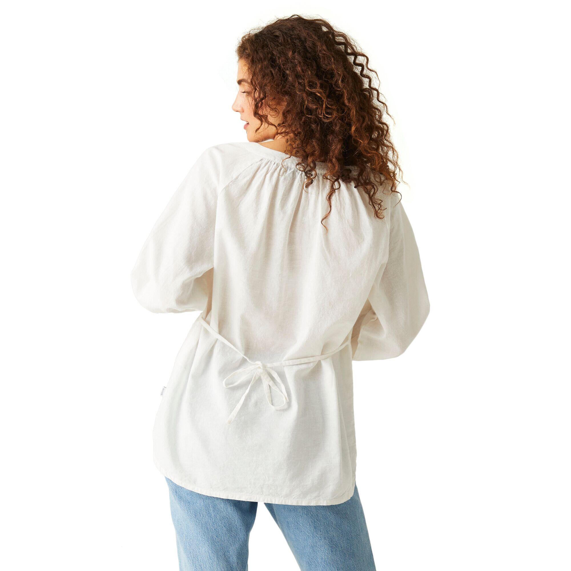 Chemise Regatta Femme Rouge Manches Courtes Boutonnée - Taille 16 - 100% Coton