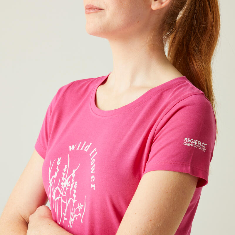 Het Breezed IV sportieve T-shirt voor dames