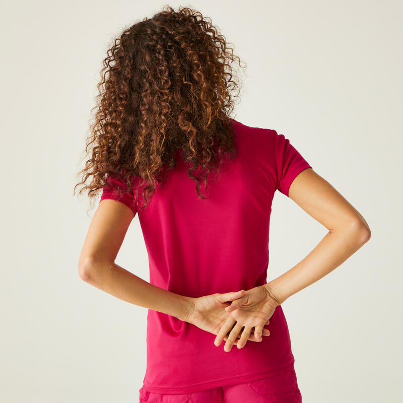 Het Maverik V sportieve poloshirt voor dames