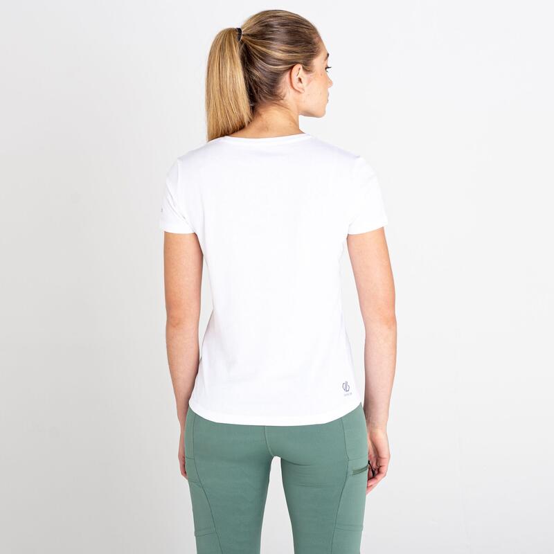 Peace of Mind T-shirt de fitness à manches courtes pour femme - Blanc