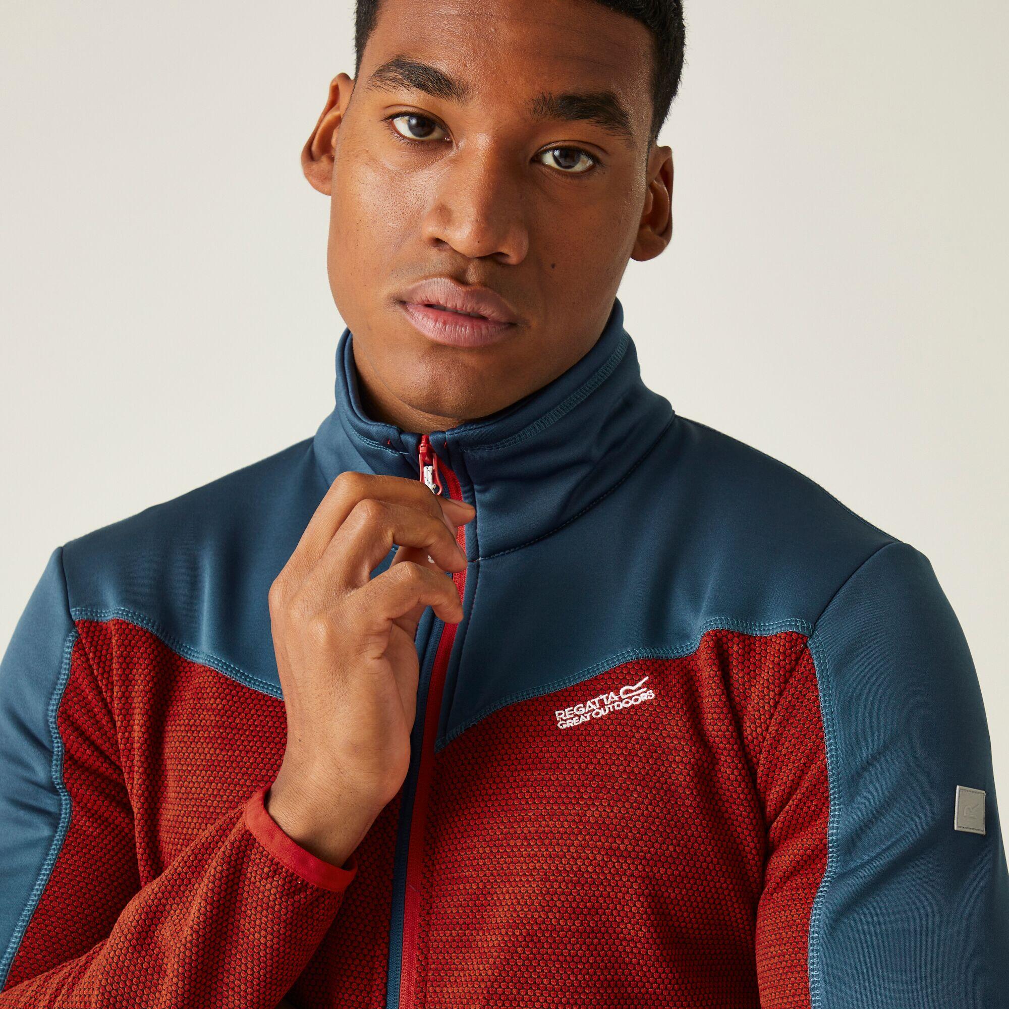 Polaire de randonnée zippé homme Highton IV 4/5