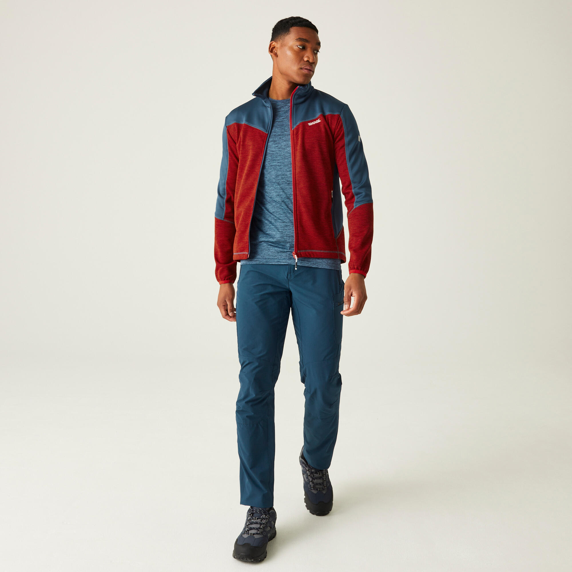 Polaire de randonnée zippé homme Highton IV 3/5