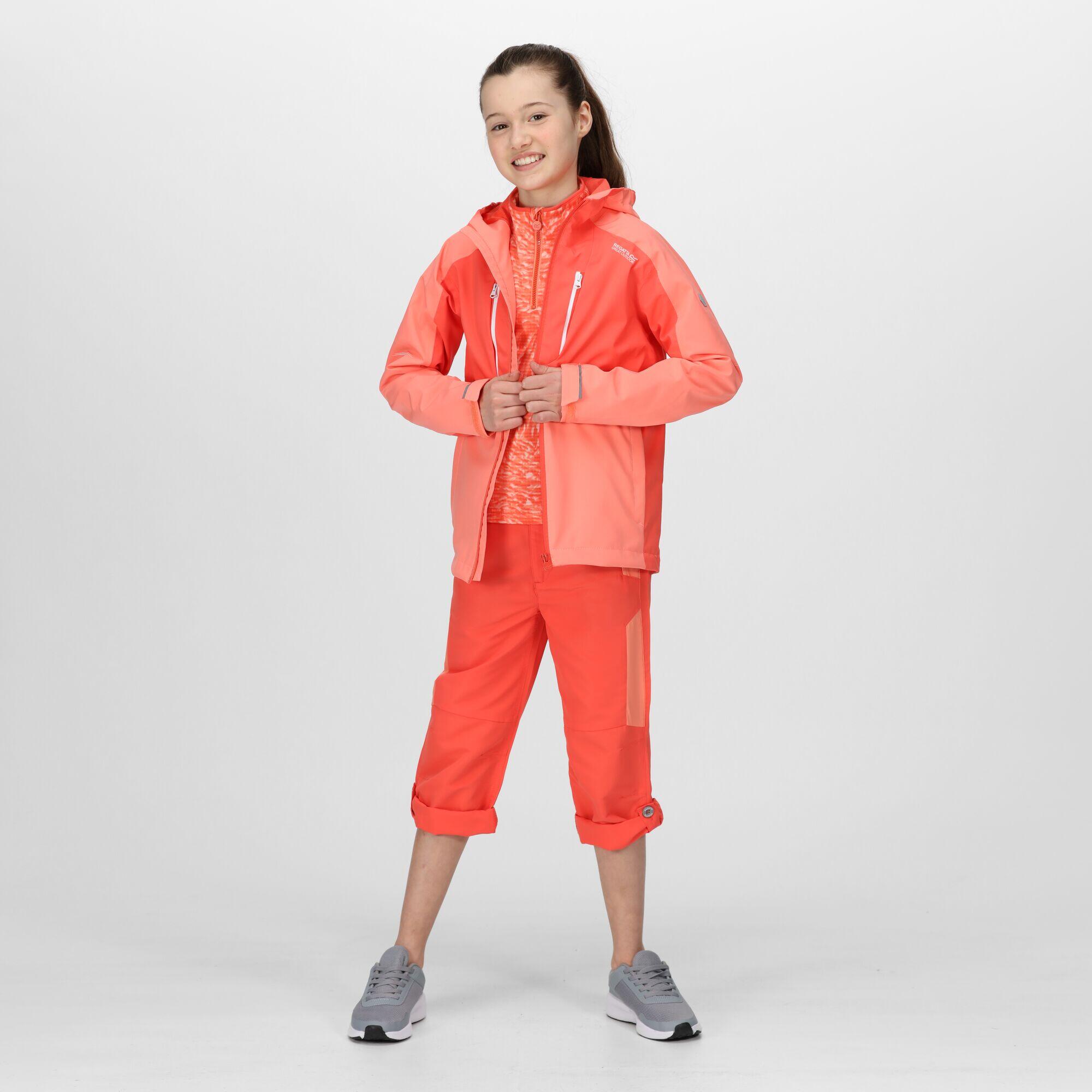 Highton III Kids Hiking Jacket - Pink Coral 3/5