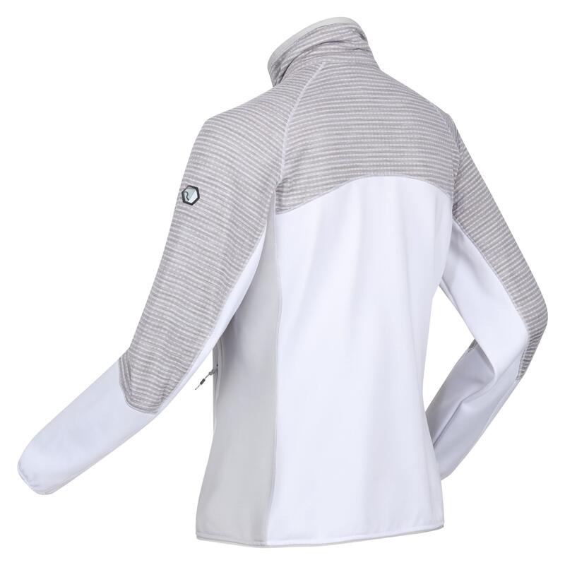 Polaire randonnée femme Full Zip Regatta Yare VI blanc