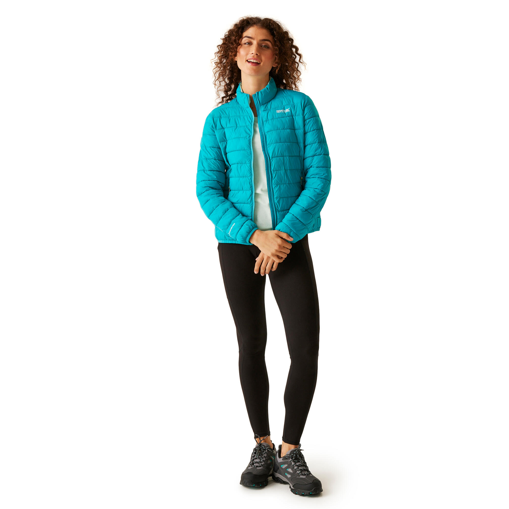 Chaqueta acolchada senderismo mujer aislante Regatta Hillpack II, blue 3/5