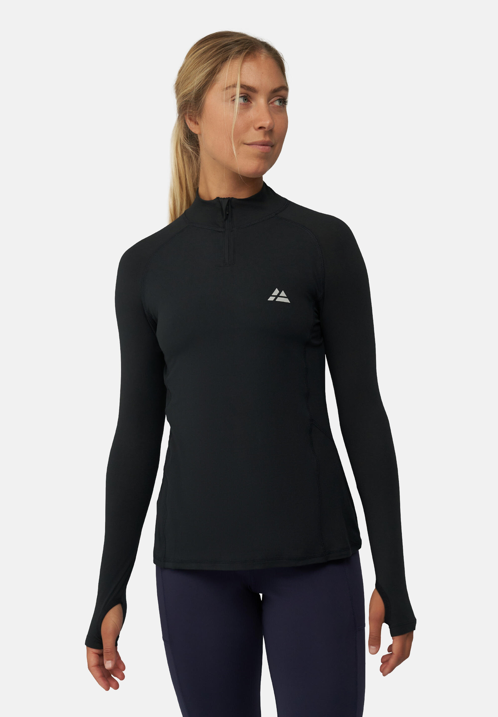 Shirt met lange mouwen Half Zip 3/5