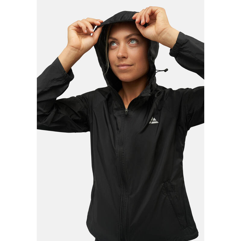 Veste coupe-vent Damen WindbreakerLaufjacke mit Kapuze