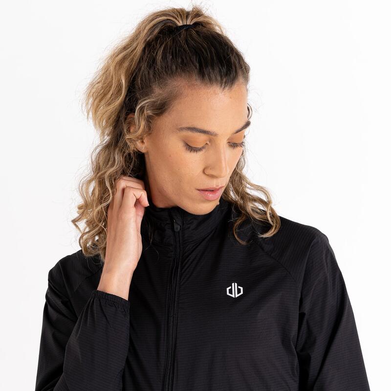 Casacos de corrida para mulher - DARE 2B Resilient Windshell W - Preto