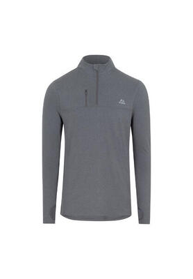 Shirt met lange mouwen half zip