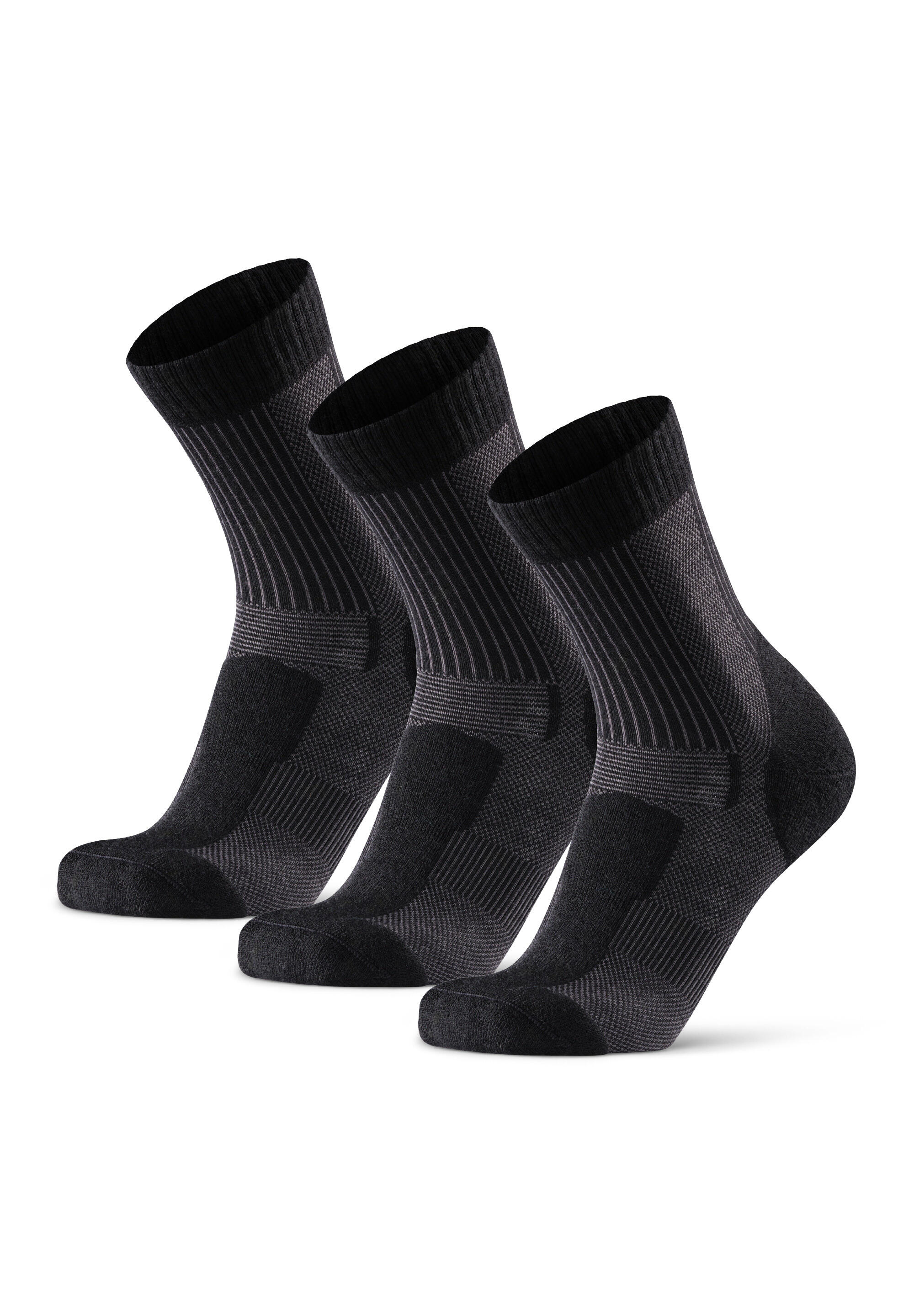 DANISH ENDURANCE Socken Merino Hiking Light schwarz