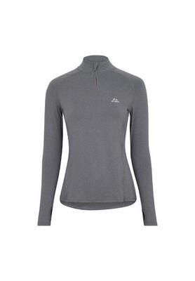 Shirt met lange mouwen half zip