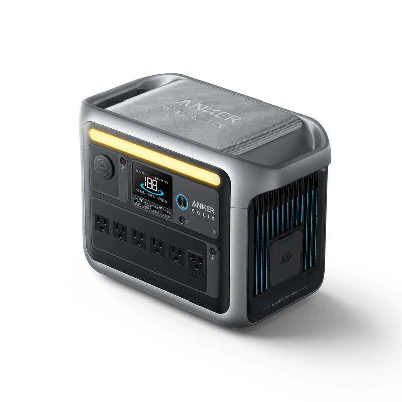 Anker Solix C1000 Estación de Energía Portátil, 800 W (pico de 2400 W), Carga