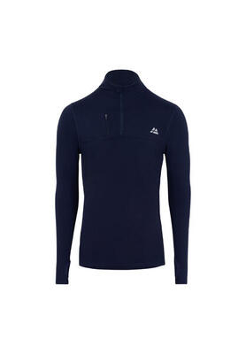 Shirt met lange mouwen half zip