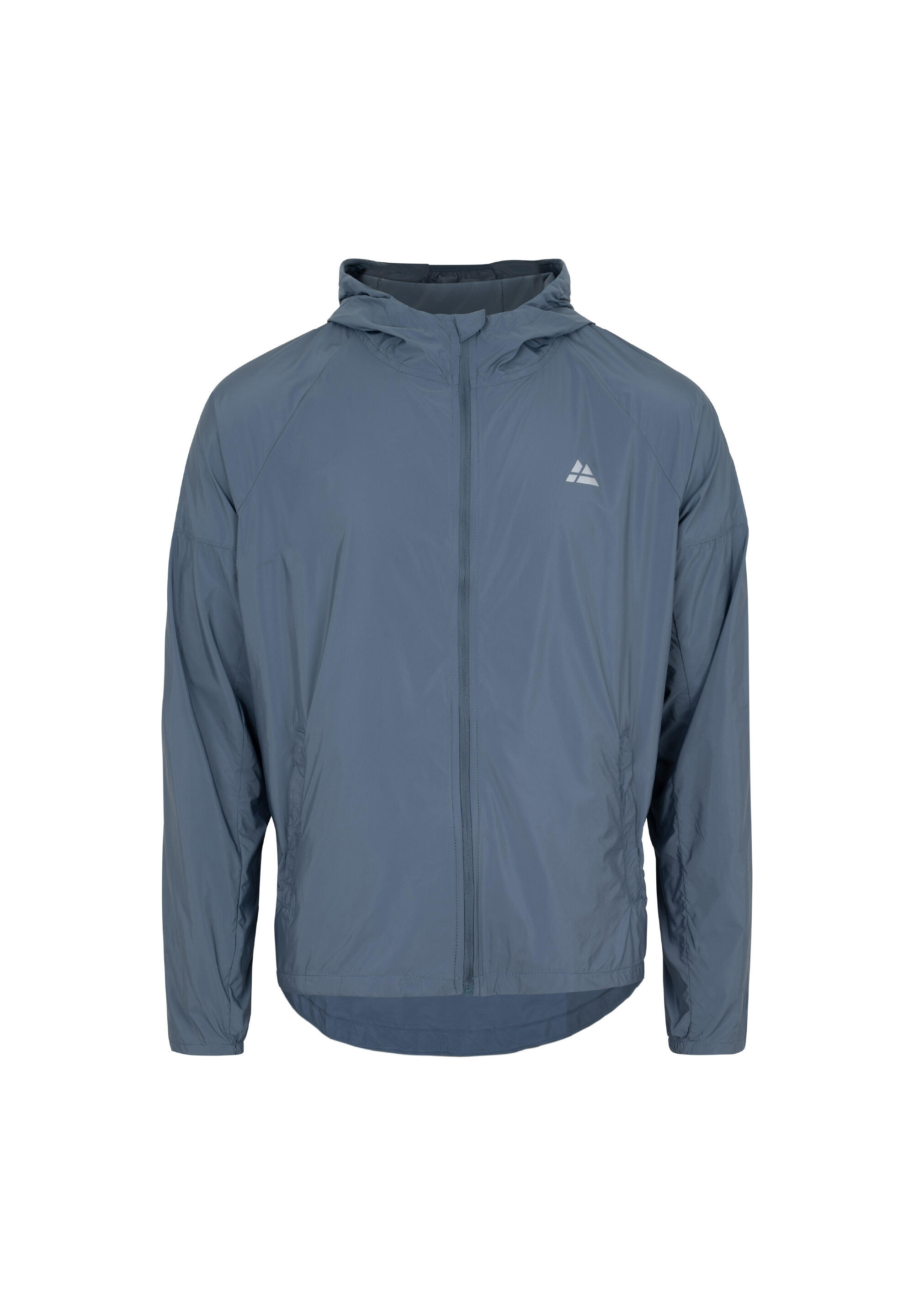 DANISH ENDURANCE Windjacke Herren Windbreaker Laufjacke mit Kapuze hellblau