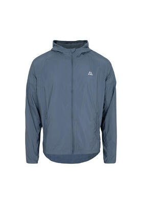 Windjacke Herren Windbreaker Laufjacke mit Kapuze schwarz