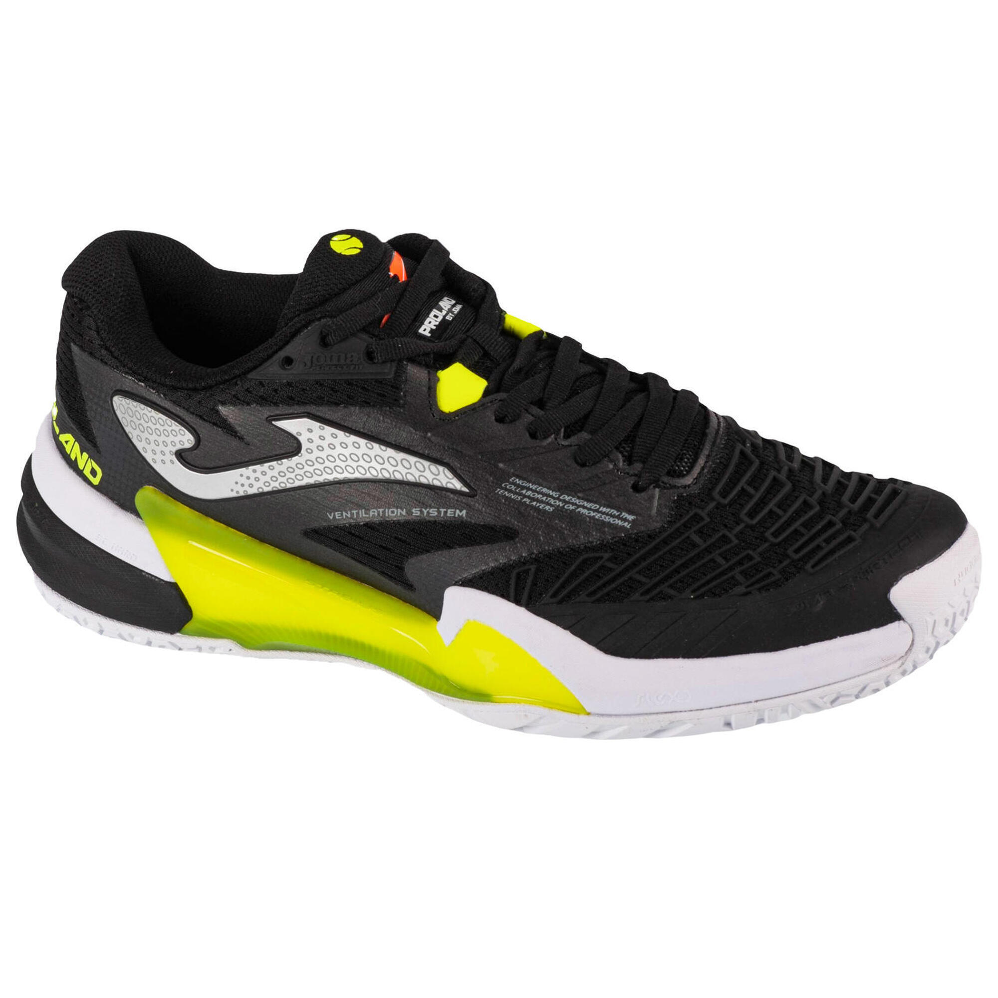 Joma - Chaussures De Tennis Pour Hommes Roland 24 Trolas - Chaussures De Sport - Noir - 46 - Decathlon