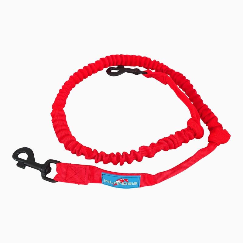 Inlandsis - Laisse Chien Canicross Crosser 2 – Inlandsis - Laisse - Rouge - 130cm - Decathlon