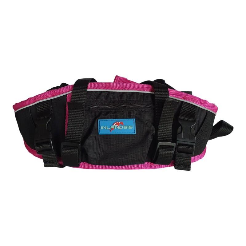 Inlandsis - Aircross - Baudrier Canicross Performance - Baudrier - Noir|rose - Adulte - Decathlon