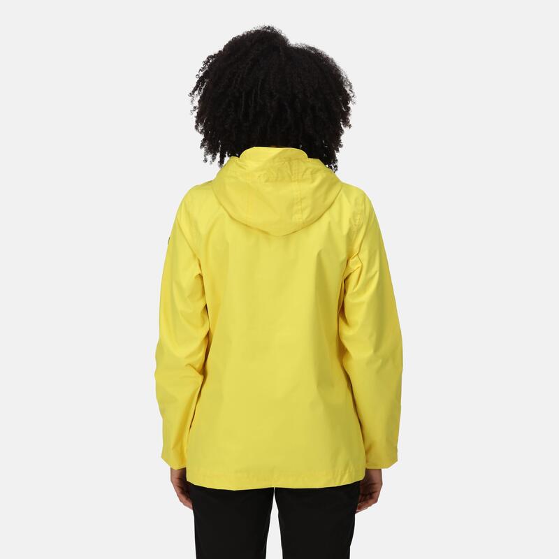 Baysea Veste de marche à capuche pour femme - Jaune