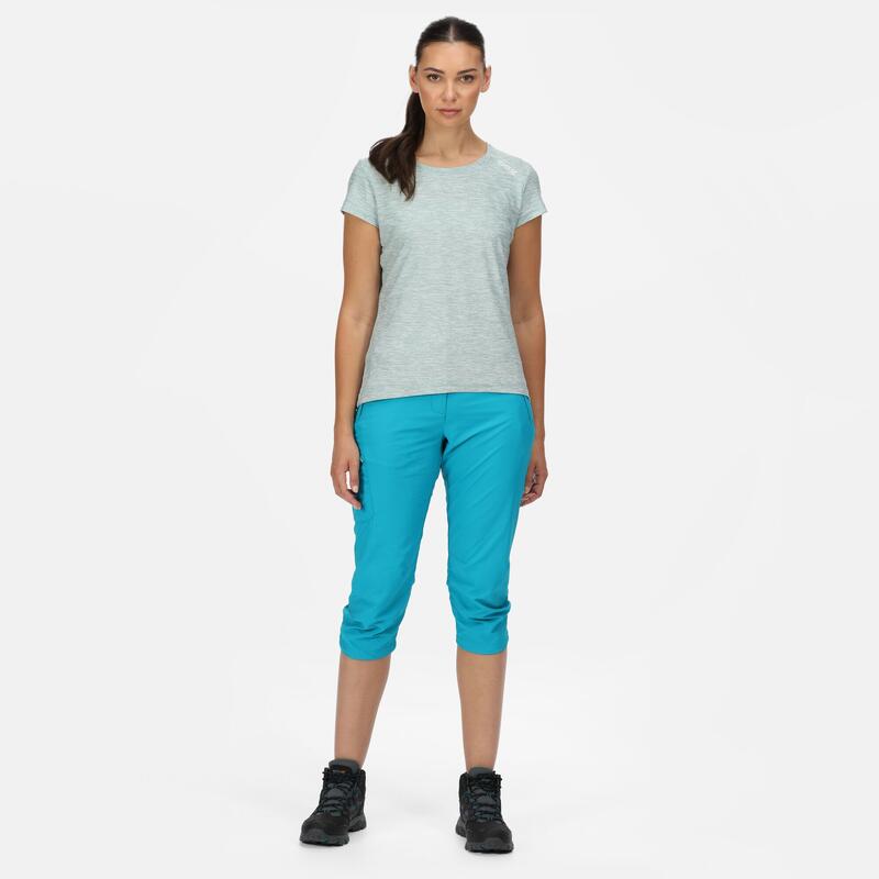 Limonite V T-shirt Fitness pour femme - Vert pâle