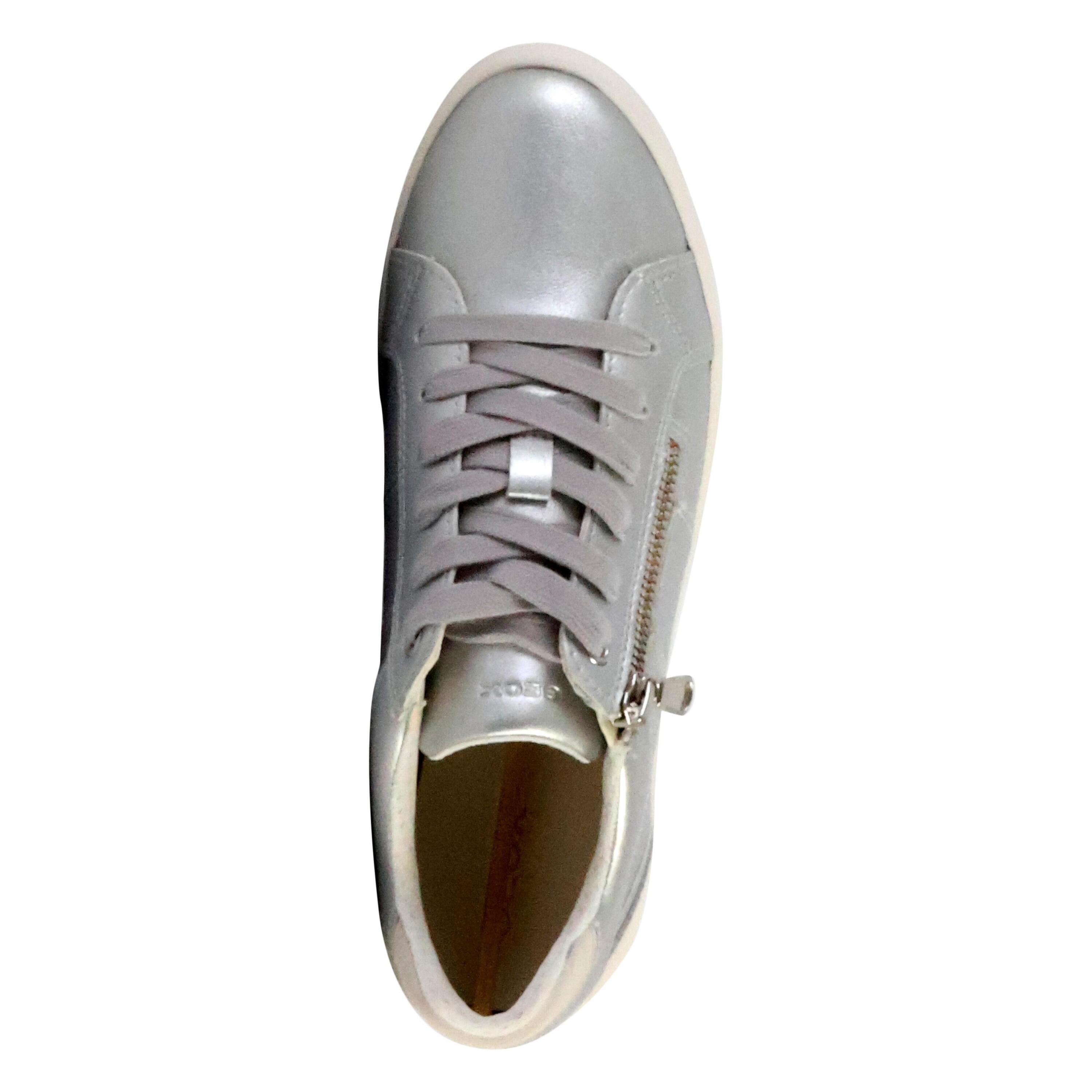 Sneakers Geox Model D Blomiee E Kleur Zilver 5/5