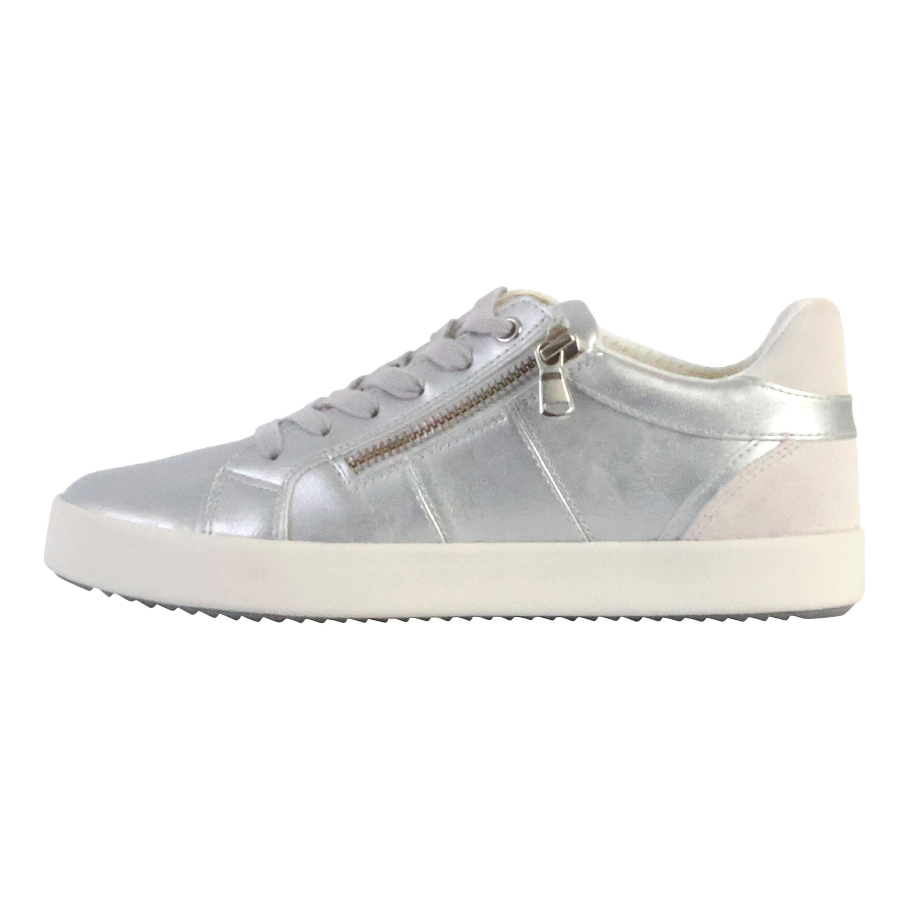 Sneakers Geox Model D Blomiee E Kleur Zilver 1/5