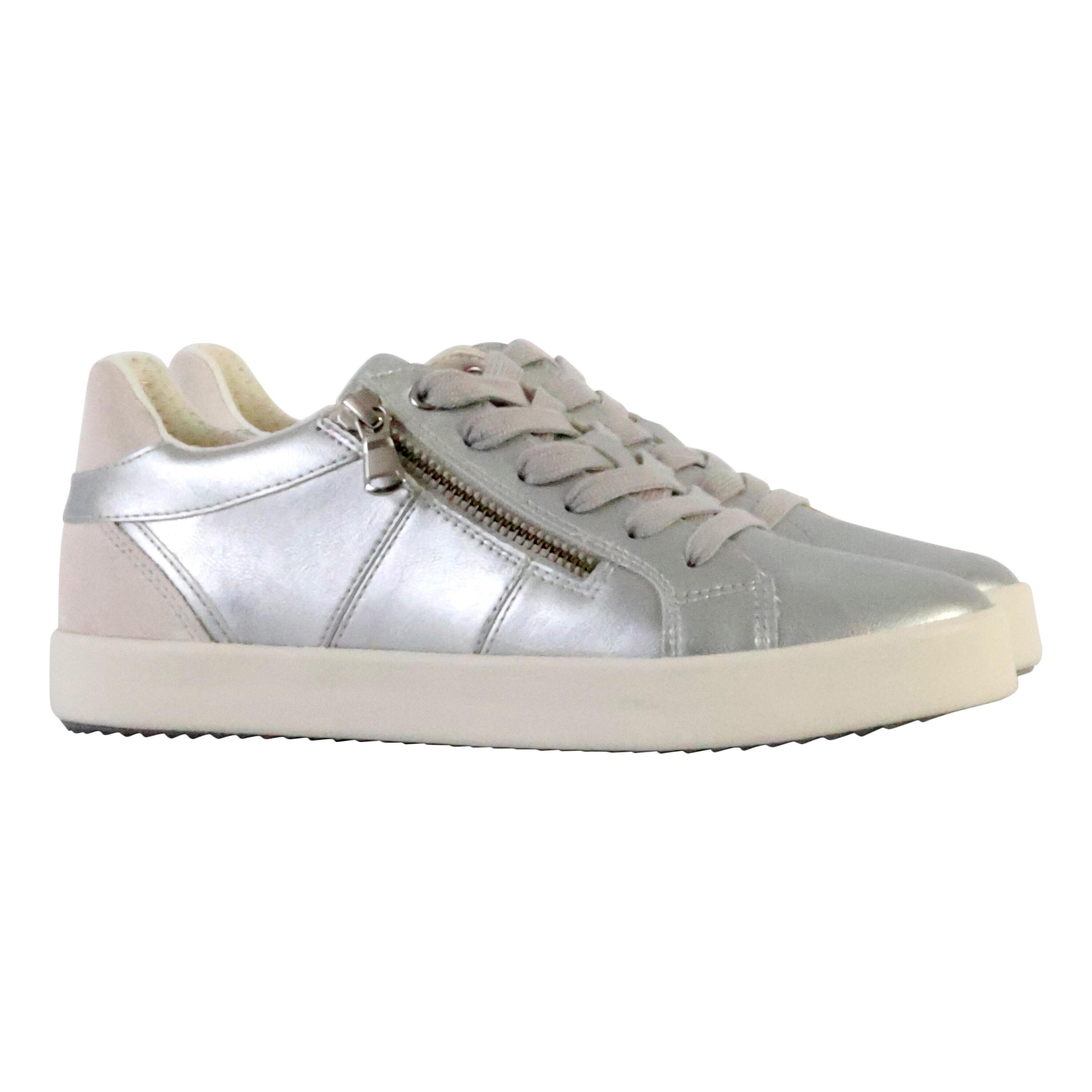 Sneakers Geox Model D Blomiee E Kleur Zilver 3/5