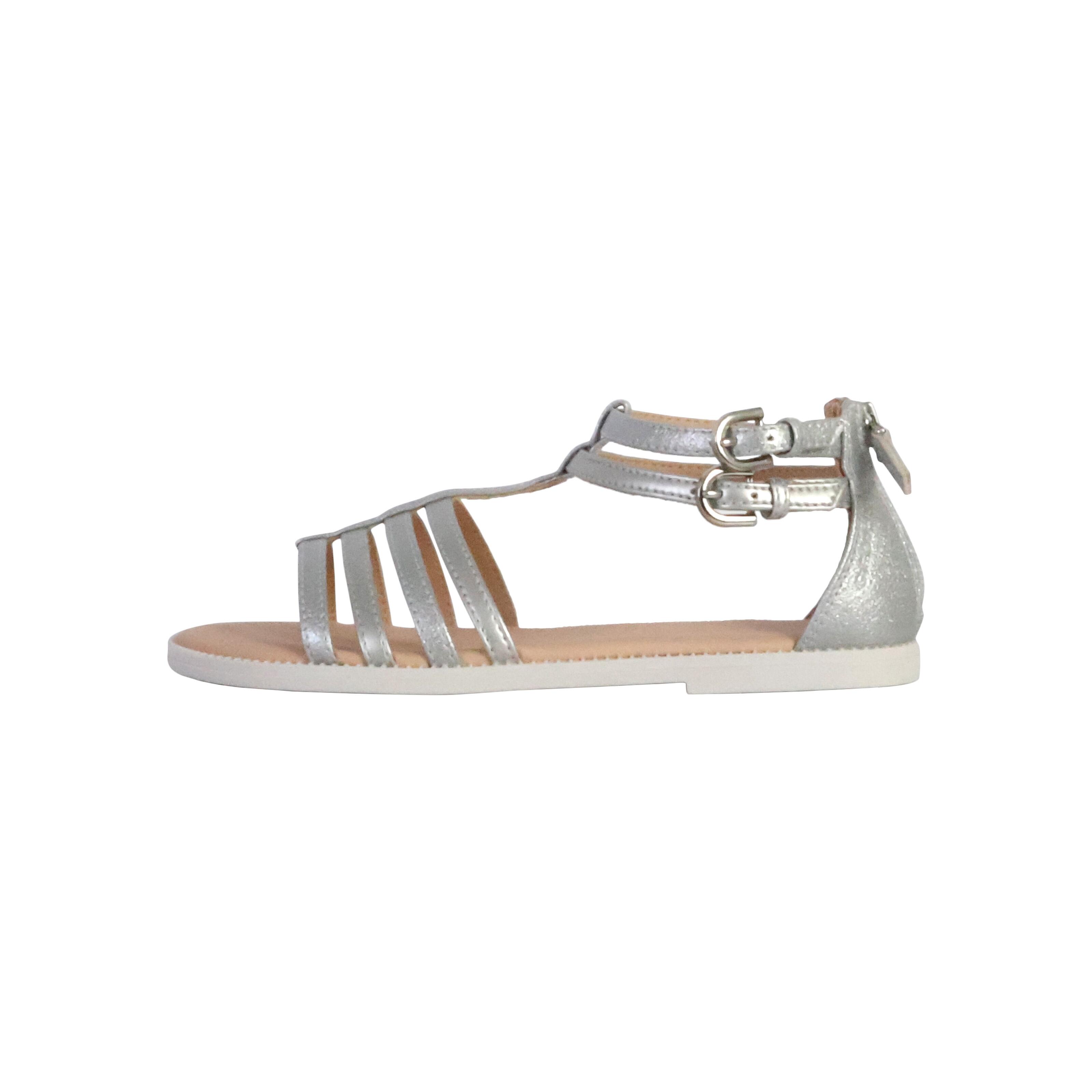 Sandały GEOX J SANDAL KARLY GIRL Srebrny