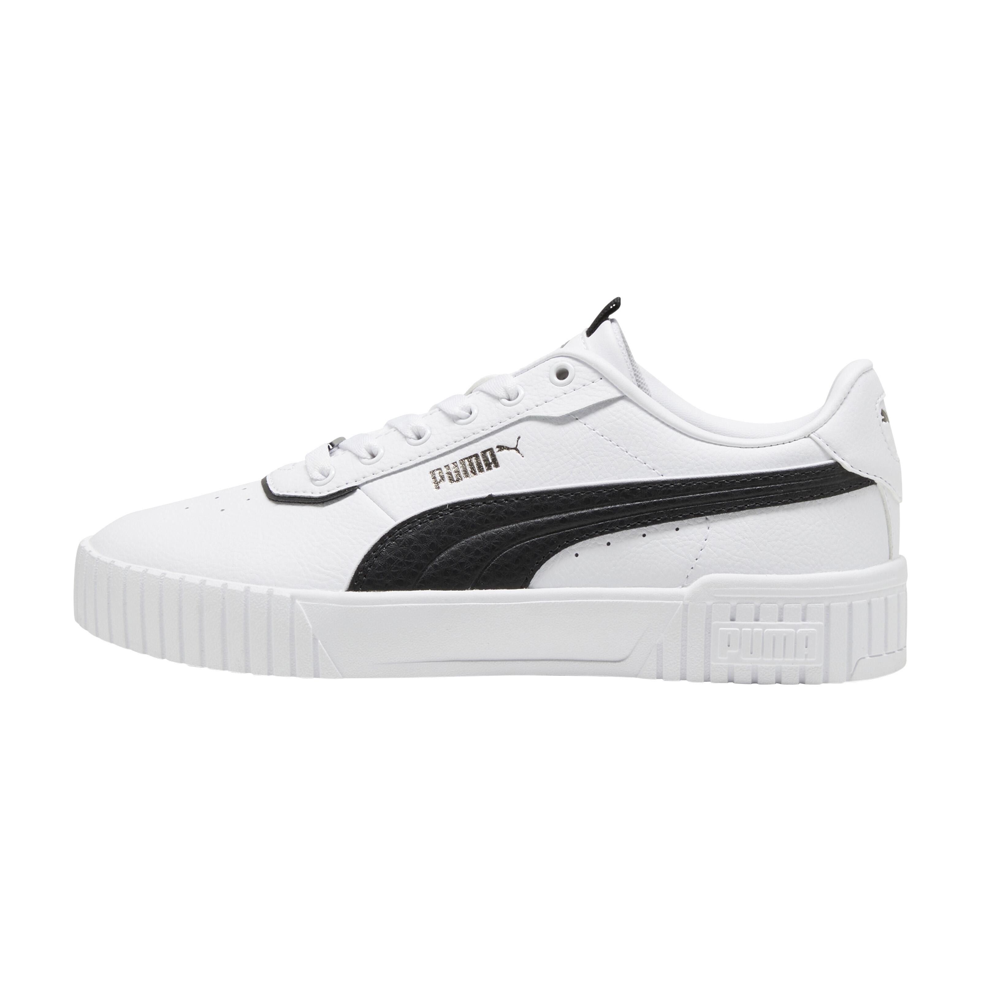 Puma - Basket Cuir Puma Carina 2.0 Lux - Femme - Baskets - Noir - 38 - Decathlon