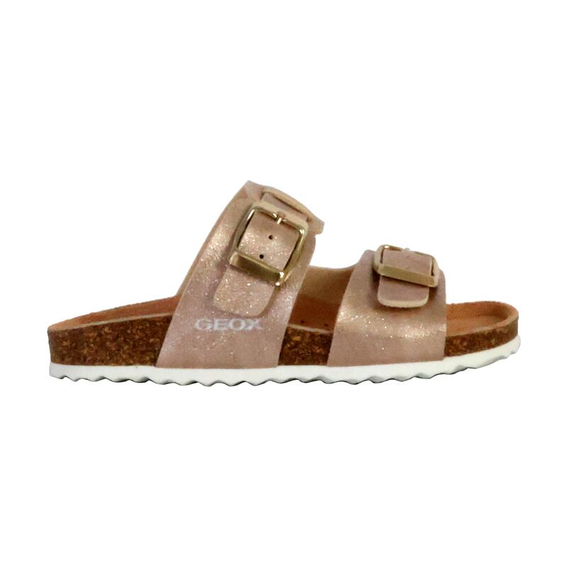 Sandales Fille Geox Adriel - Cuir Nacré - Respirantes