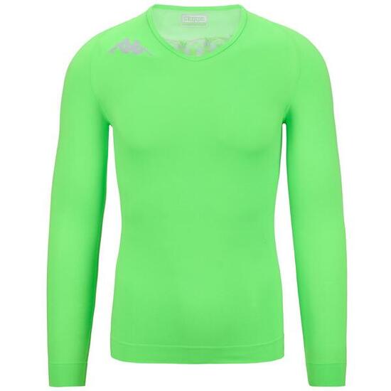 T-shirt da uomo donna in poliammide giallo da calcio