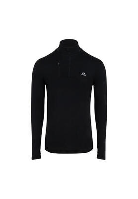 Shirt met lange mouwen half zip