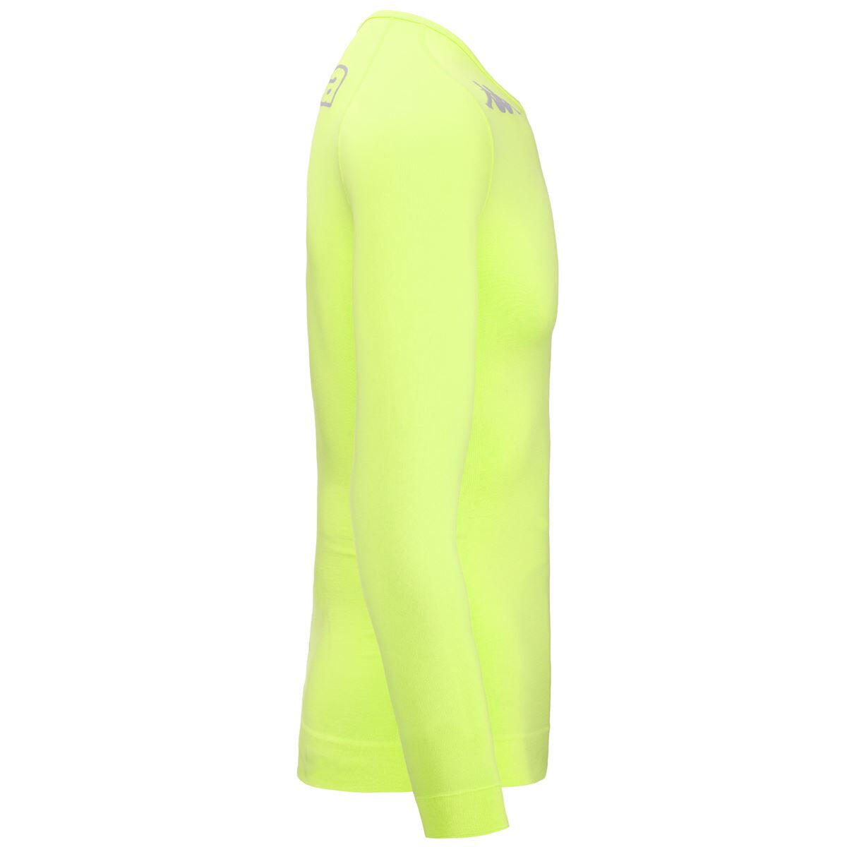 T-shirt da uomo donna in poliammide giallo da calcio 2/5