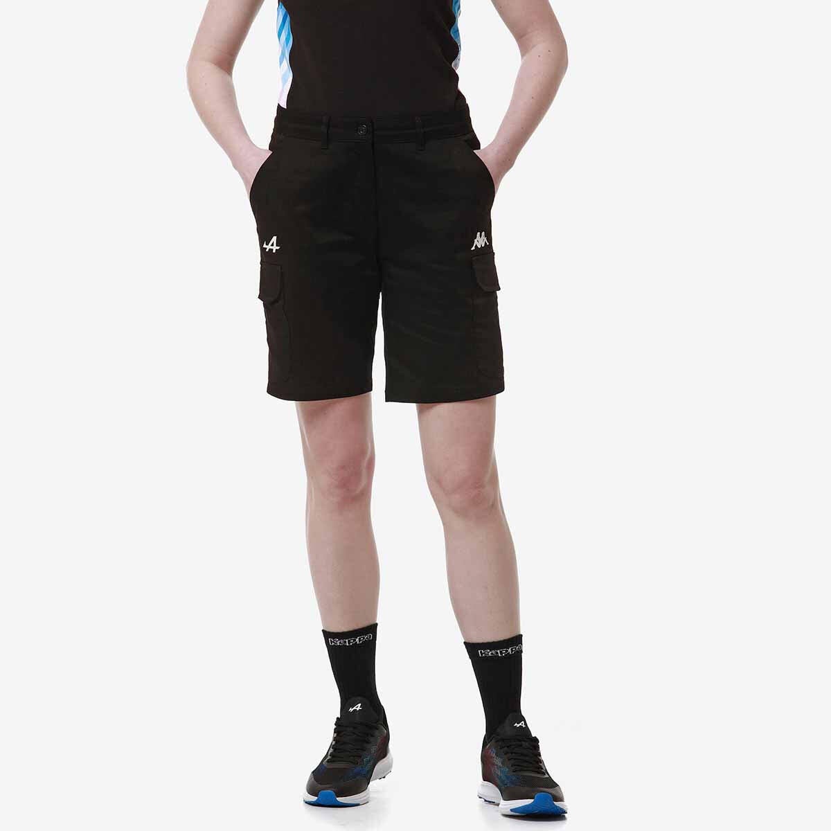 Kappa - Short Aidiwy Femme Alpine F1 2024 - Short - Noir - S - Decathlon