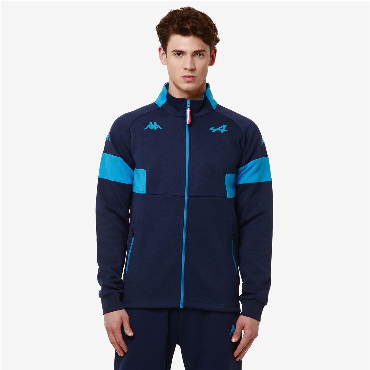 Kappa - Veste Adofre Homme Alpine F1 2024 - Veste - Bleu|vert - S - Decathlon