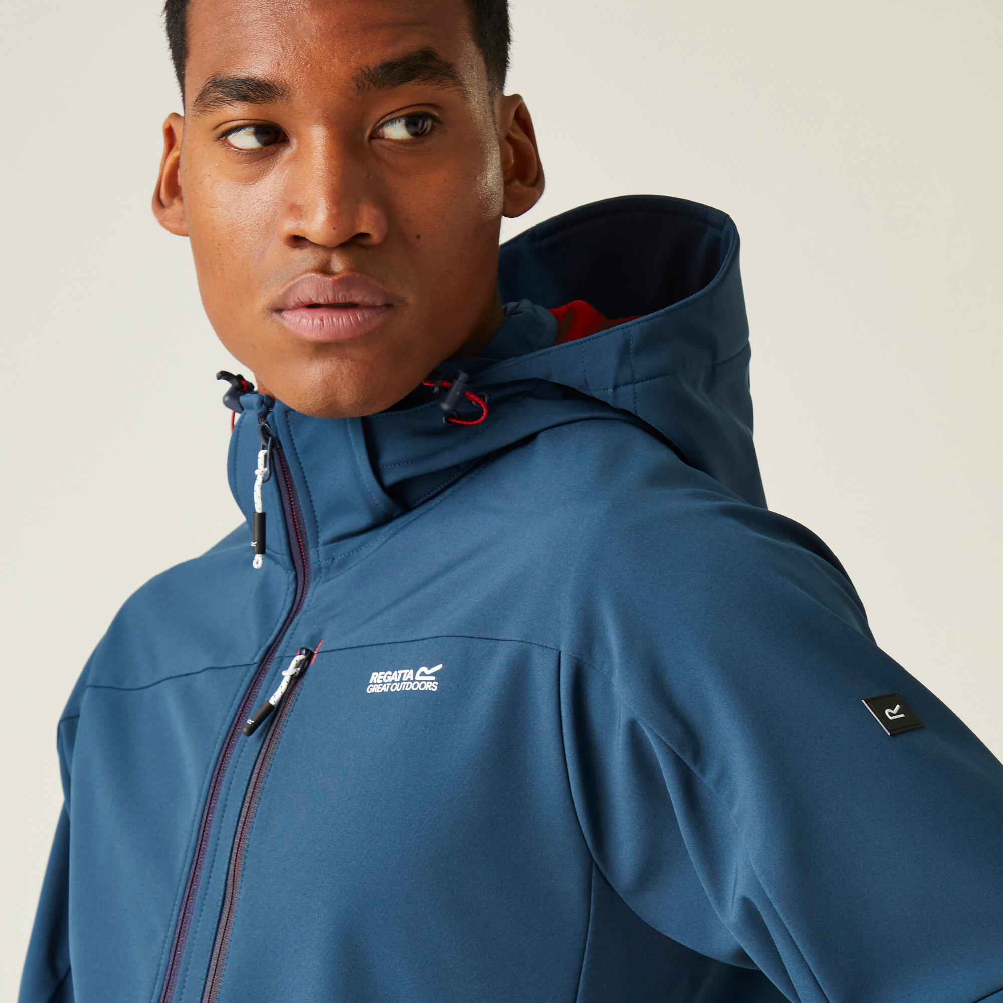 Arana wasserdichte Softshell-Wanderjacke für Herren 4/5