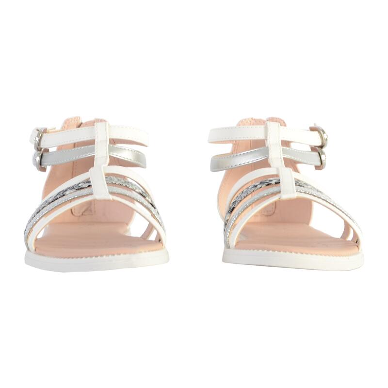 Sandalias Niña Geox J Sandal Karly Girl Blanco