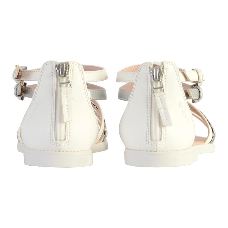 Sandalias Niña Geox J Sandal Karly Girl Blanco