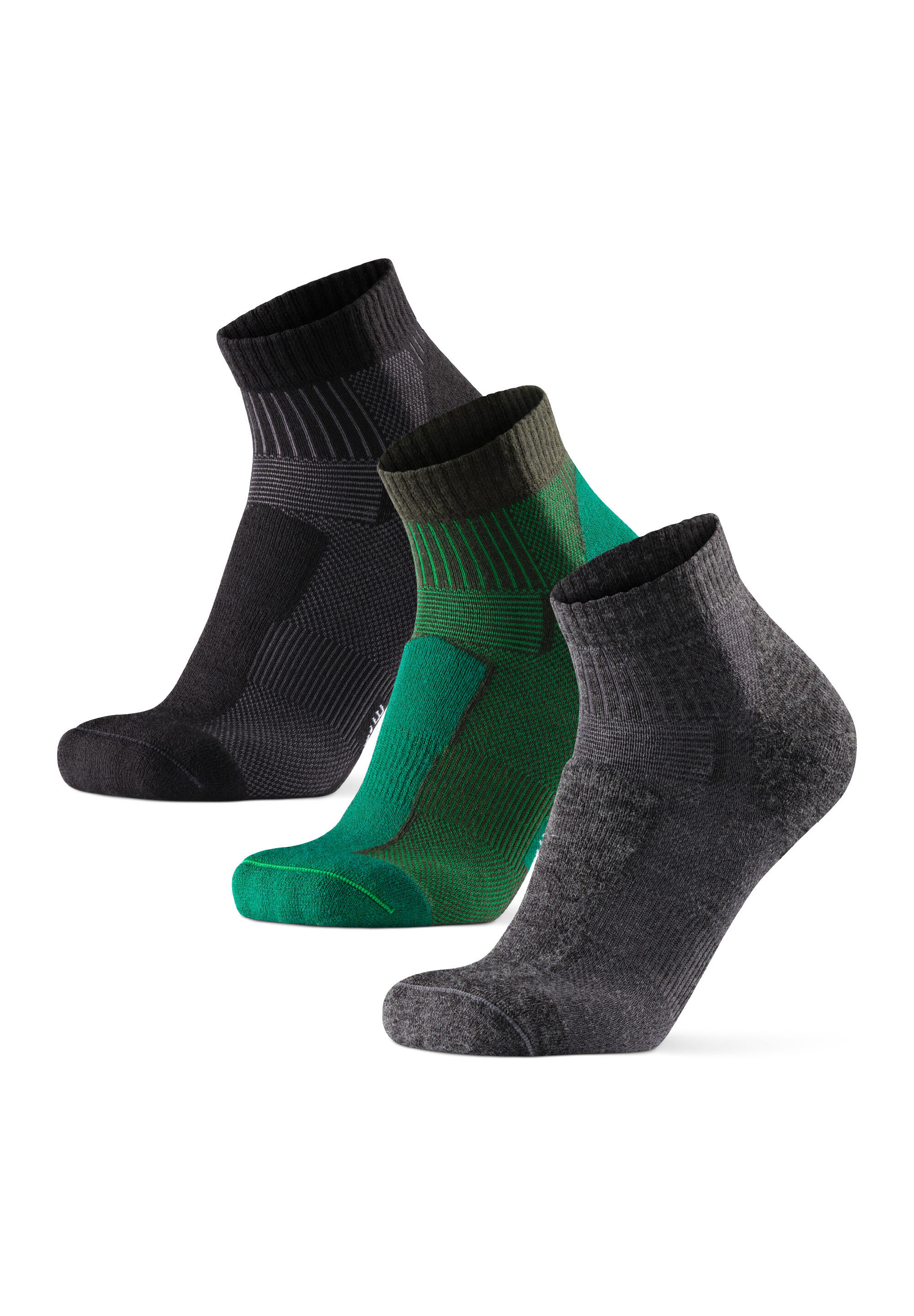 DANISH ENDURANCE Wandersocken Merino Hiking Low mehrfarbig