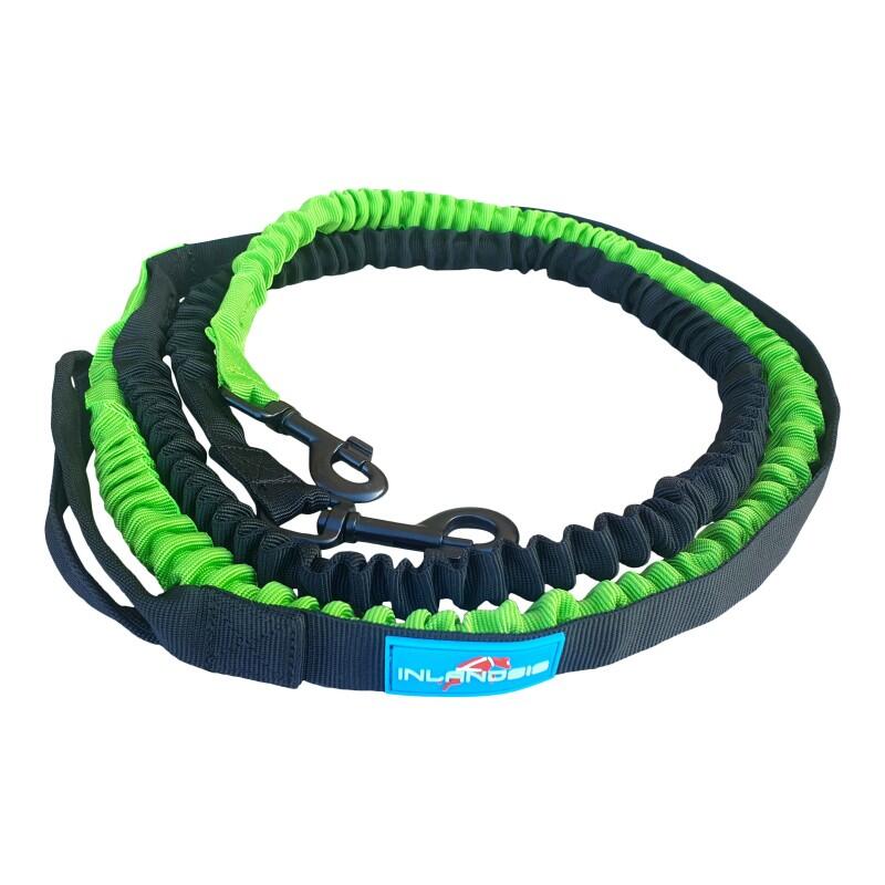 Inlandsis - Laisse Cani-vtt 2 Chiens Twinjor – Inlandsis - Laisse - Vert - 170cm - Decathlon