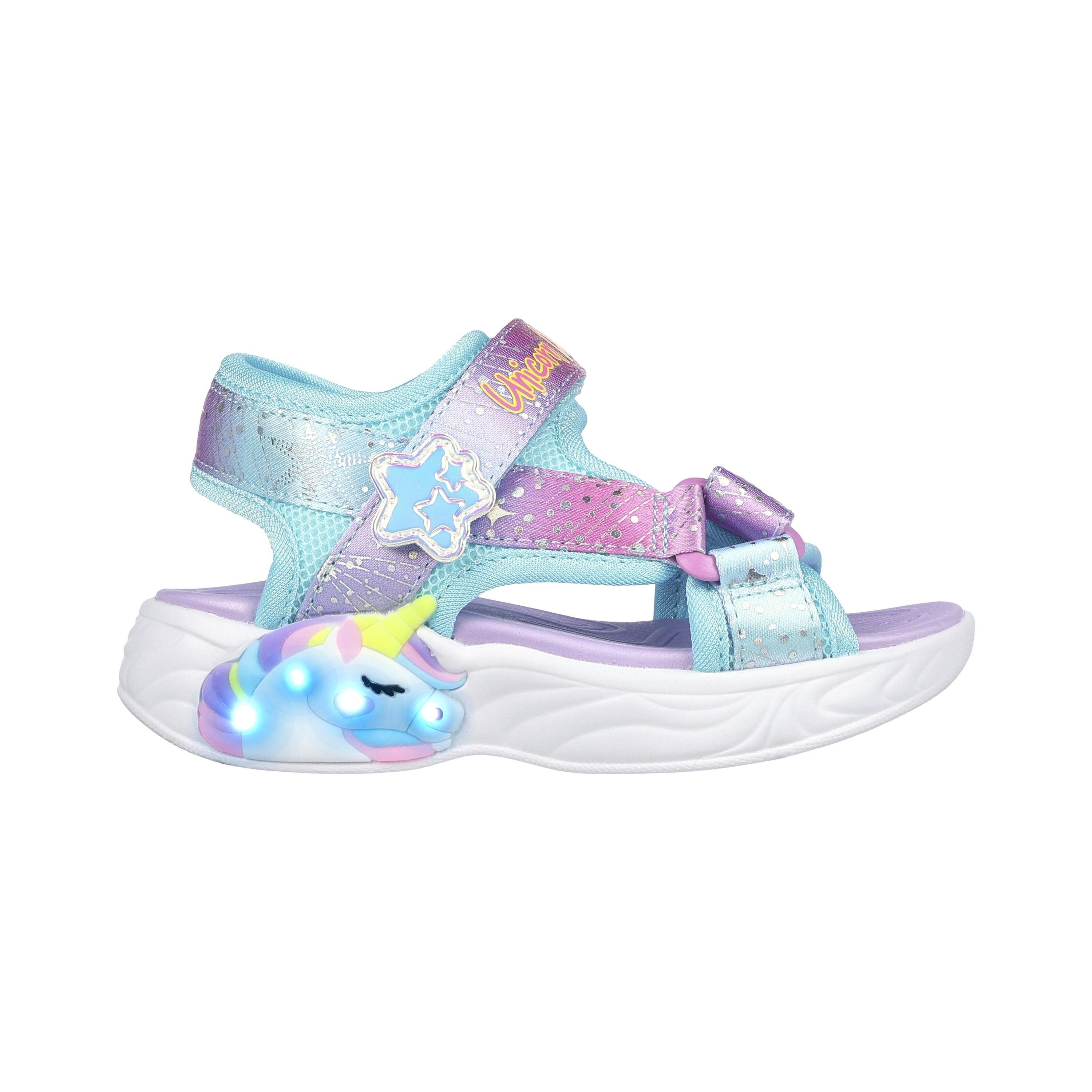 Sandales à Scratch Enfant Skechers Majestic Bliss 2/5