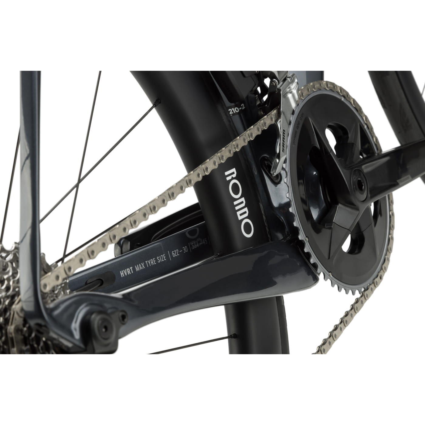 Hvrt CF1 Road Plus Bike - Black/Pearl Grey 7/7