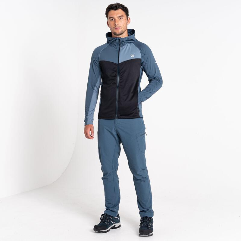 Contend Core Stretch Polaire de randonnée zippé pour homme - Gris