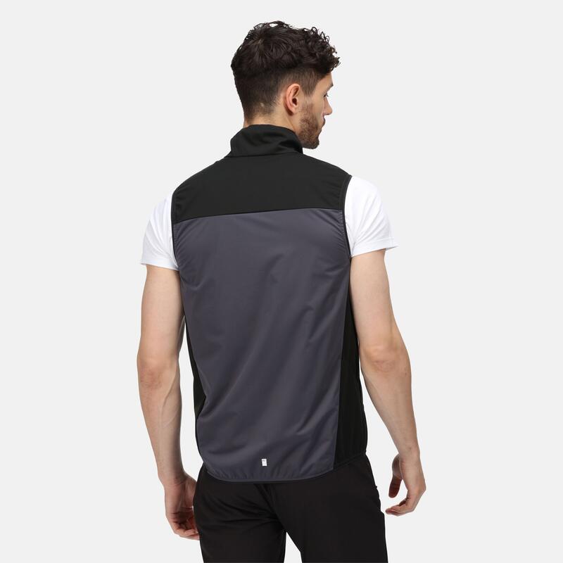 Lankin IV Doudoune de randonnée sans manches pour homme - Gris foncé