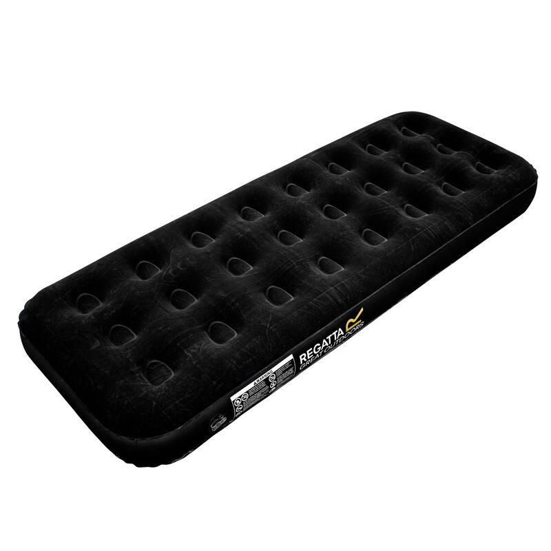 Flock Matelas gonflable de camping pour une personnes adultes - Le noir