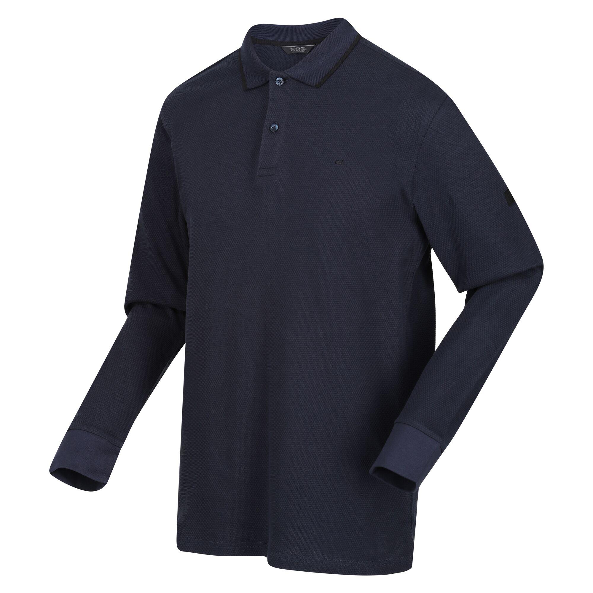 REGATTA Men's Leaonzo Long Sleeved Polo Shirt