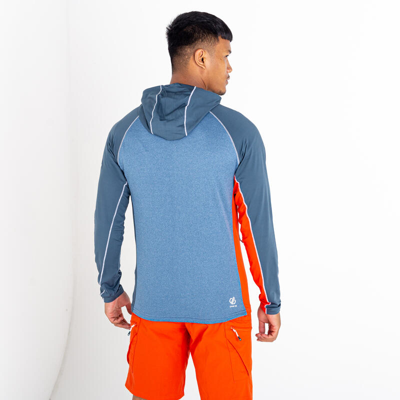 Contend Core Stretch wandelfleece met volledige rits voor heren - Blauw