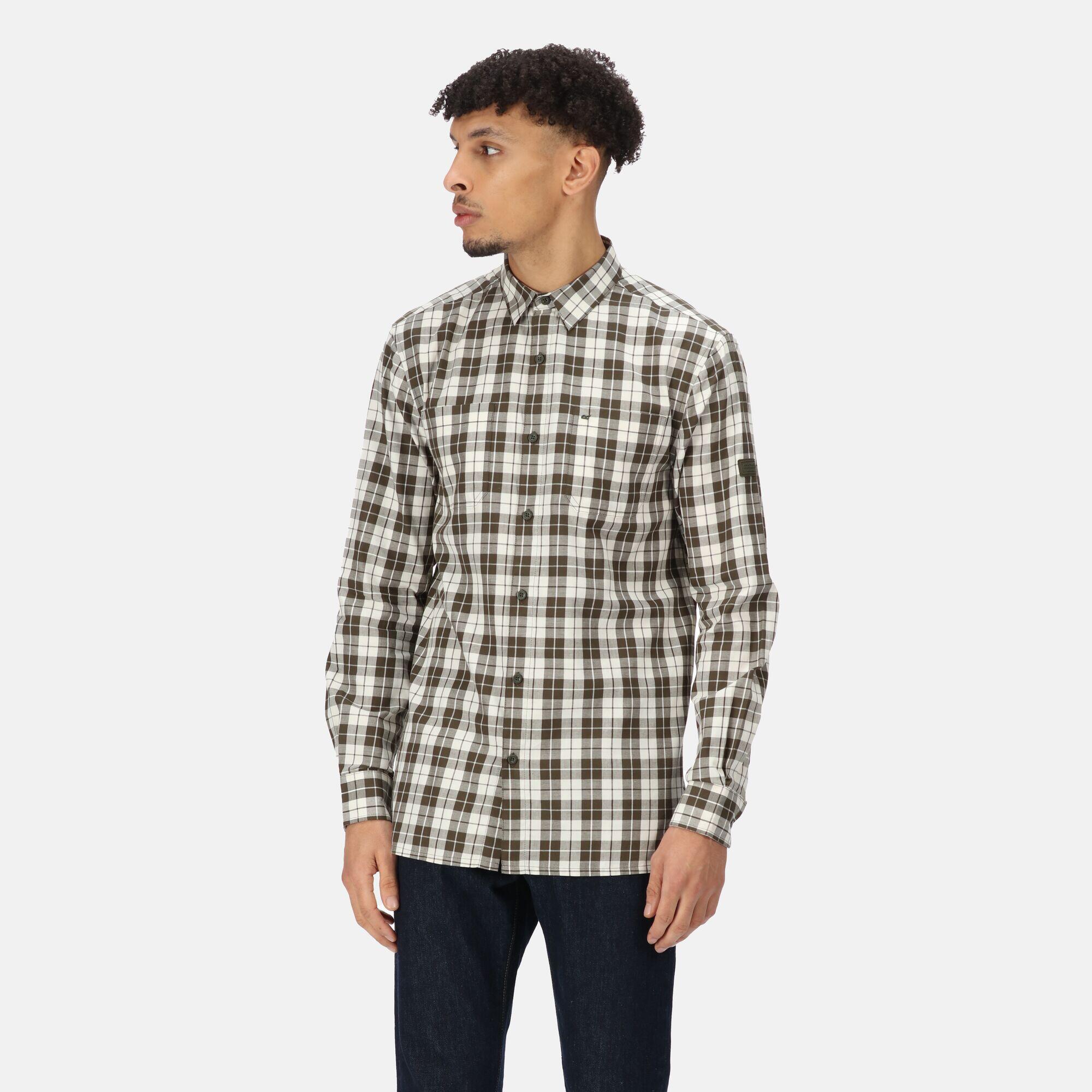 Men's Lance Long Sleeved Checked Shirt 1/5